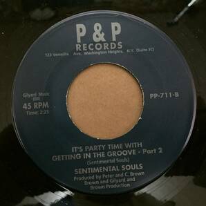 Sentimental Souls/It's the Party Time with Getting the Groove(US? single)の画像2