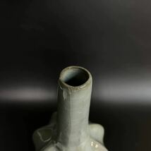 中国 古玩 官窯 青磁 瓶 花瓶 古董 骨董 時代物_画像3