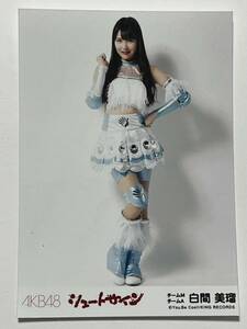 【白間美瑠】生写真 AKB48 NMB48 劇場盤 シュートサイン