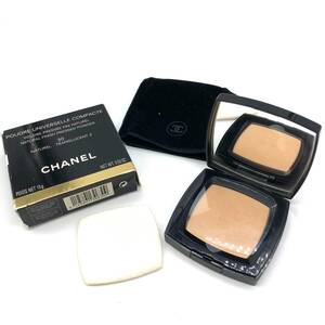 【中古品】CHANEL シャネル POUDER UNIVERSELLE COMPACTE 30 NATUREL TRANSLUCENT 2 15ｇ（管11975）