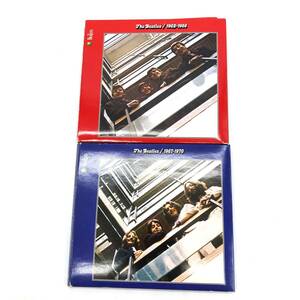 【中古ジャンク品】紙ジャケット ザ・ビートルズ ベストアルバム 1962-1966 1967-1970 2枚組 CD 赤 青 セット（管12702）