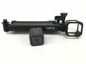 K12-361-0105-099【中古/現状品/動作品】GoPro HERO5 Session ウェアラブル アクションカメラ 純正グリップ付属 ※スレキズ多数