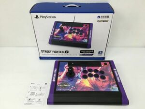 K18-153-0124-046【中古/微美品/動作品】HORI アケコン「ストリートファイター6 ファイティングスティックα」SPF-033 PS5/PS4/PC対応