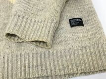 K12-478-127【中古】Stussy Diamond Pattern Wool Zig Zag ステューシー ウールニット セーター ダイヤ柄 ジグザグ Lサイズ ※表糸破れ有_画像4