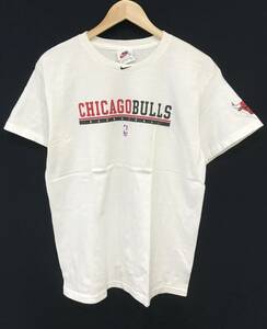 USA製 NIKE CHICAGO BULLS NBA BASKETBALL Tシャツ 半袖 ロゴ バスケット 白タグ 90s 00s 古着 ヴィンテージ ナイキ SIZE：XL■0117C①