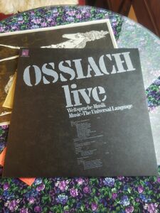 希少☆OSSIACH LIVE☆1971年LPレコード