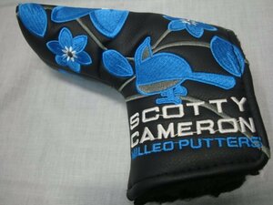 ★i☆☆【希少】スコッティキャメロンSCOTTY CAMERONヘッドカバー 花柄青刺繍JAPAN ONLY