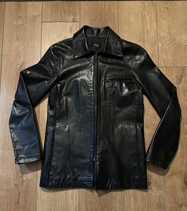 A.P.C レザージャケット　ホースハイド　ユニセックス　S