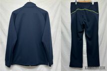 umbro アンブロ 長袖 ジャージ ジャケット トレーニング パンツ セットアップ 上下 L O 紺 ネイビー スポーツ b18684_画像2