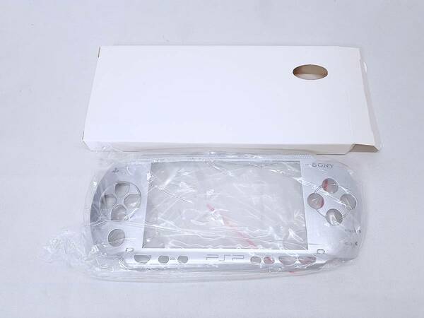 PSP-1000　シルバー　ハウジングシェル 表面　カバー ケース 　全国送料無料