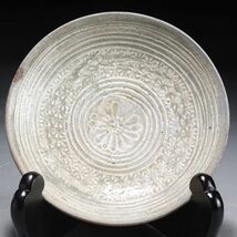 X476. 時代朝鮮美術 高麗 三島手 小皿 / 陶器陶芸古美術時代_画像1
