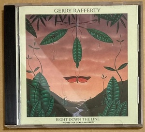 CD★GERRY RAFFERTY 「RIGHT DOWN THE LINE - THE BEST OF GERRY RAFFERTY」　ジェリー・ラファティー