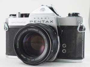 ★実用品★ ペンタックス PENTAX SP ボディ SUPER MULTI COATED TAKUMAR 50mm F1.4 レンズセット #TA2543