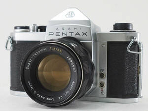 ★訳あり大特価★ ペンタックス PENTAX S2 ボディ SUPER-TAKUMAR 55mm F2 レンズセット #TA2549