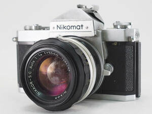 ★訳あり大特価★ ニコン NIKON NIKOMAT FTN ボディ NIKKOR-S C AUTO 50mm F1.4 レンズセット ★シャッターOK! #TA2619