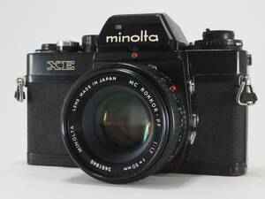 ★訳あり大特価★ ミノルタ MINOLTA XE ボディ 50mm 単焦点レンズセット #TA2700