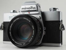 ★訳あり実用品★ ミノルタ MINOLTA SRT SUPER ボディ 50mm 単焦点レンズセット ★シャッターOK！ #TA2857_画像1