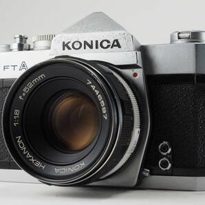 ★訳あり実用品★ コニカ KONICA FTA ボディ HEXANON 52mm 単焦点レンズセット ★ファインダークモリ シャッターOK！ #TA2865の画像1