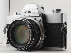 ★訳あり実用品★ ミノルタ MINOLTA SRT101 ボディ 55mm 単焦点レンズセット ★シャッターOK！ #TA3017