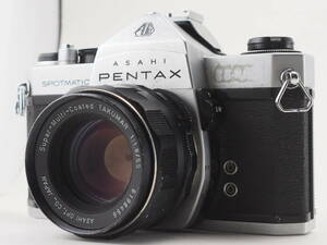 ★訳あり実用品★ ペンタックス PENTAX SP ボディ 55mm 単焦点レンズセット ★シャッターOK！ #TA3021