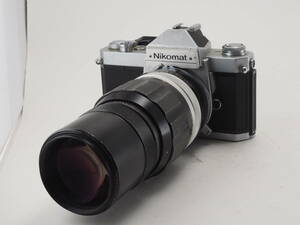 ★訳あり実用品★ ニコン NIKON NIKOMAT FT2 ボディ NIKKOR-Q C 200mm F4 ★シャッターOK！ #TA3024