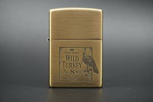 ZIPPO ジッポ Wild Turkey ワイルドターキー Solid Brass ソリッドブラス 2000年製 未使用