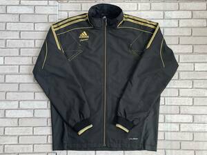 ＵＳＥＤ　アディダス　adidas　Professional　長袖ウインドブレーカージャケット　フルジップ　サイズＯ　Z04263