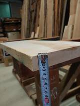 ハードメープル　No.240123-B　無垢　乾燥材　板（長さ510㎜ｘ幅200㎜ｘ厚み29㎜）1枚　木材　DIY　棚板　小物作りに_画像3