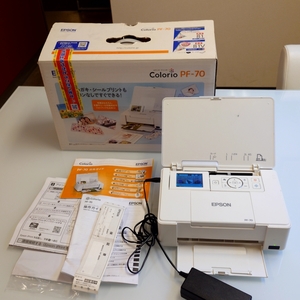 EPSON コンパクトフォトプリンター PF-70 中古