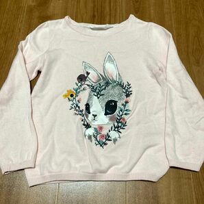 H&M セーター トップス うさぎ 130