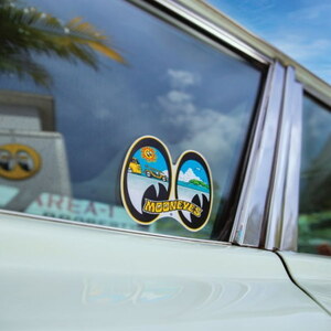 ムーンアイズ MOONEYES MOON Shonan Cruise Sticker ムーン 湘南 クルーズ ステッカー [DM250].