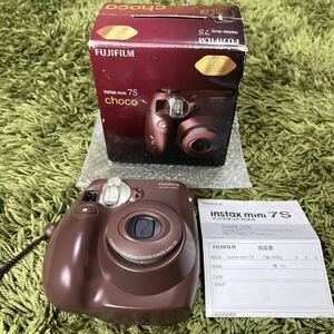 FUJIFILM instax mini 7S choco チョコ チェキ