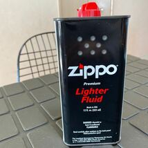 中古【zippo】ジッポー　オイルライター　オイル缶 ZIPPO Premium Lighter Fluid Made in USA_画像1