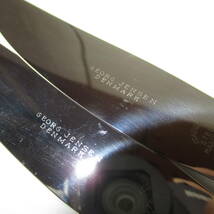 GEORG JENSEN ミートナイフ６本　◆STERLING DENMARK 刻印有　400g　ユーズド/変色有_画像10