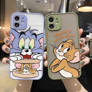 【在庫処分】アイフォーンケース , iphone ケース　かわいい　送料無料　トムとジェリー