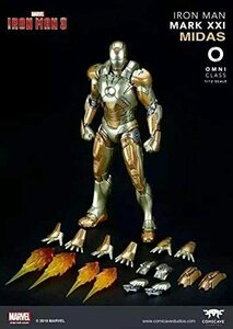  новый товар нераспечатанный COMICAVE STUDIOSkomi Cave 1/12 шкала action фигурка Ironman Mark 21 MK21midas сплав конечный продукт 