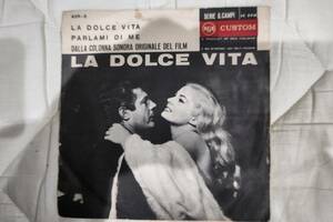 レコードSP　ニーノ・ロータ　「甘い生活」　イタリア盤　RCA CUSTOM 45R-5