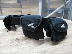 GULLgaru weight belt with pocket diving control 6CH0111M48