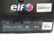elf ライディングシューズ 25.0cm ブラック エルフ シンテーゼ12 ELF-SYNTHESE-12 管理6rc0123H203_画像9