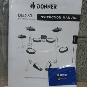 新品未使用 DONNER ドナー 電子ドラム DED-80 楽器 折り畳み式 管理6MS0109A42の画像9