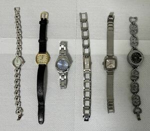 ☆SEIKO 等レディース腕時計 など色々計 6点まとめて① ☆片付けにて出て来た物のジャンク品として整理出品！☆税込み ☆コメント必読！