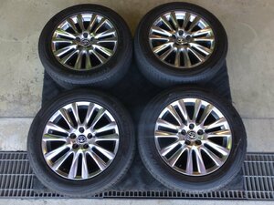 【中古タイヤ・ホイールセット】トヨタ 60ハリアー純正　 7.5J-18　5/114.3　＋45　トーヨープロセクスCL1 SUV　 235/55R18 2020/2021年製