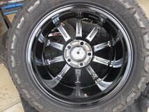 【中古タイヤ・ホイールセット】WEDS デルモア LX.L SBC　 8.5J-20　5/150　＋55　モンスタ 285/50R20 2021年製 ワイトレ/ロックナット付属_画像6