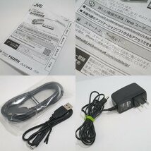 USED品・保管品 JVC Everio エブリオ GZ-HM133-W ハイビジョンメモリームービー ビデオカメラ ホワイト 外箱付_画像9