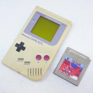 定形外送料無料 ジャンク品・長期保管品 Nintendo 任天堂 DMG-01 GAME BOY ゲームボーイ ハンディーゲームマシン ゲームソフト1本付 不動品