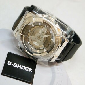 未使用品・保管品 CASIO カシオ G-SHOCK GM-S110-1ADR アナログ デジタル 腕時計 メタル 樹脂バンド 5706 ケース付 ②