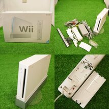 ジャンク品・保管品 任天堂 Nintendo Wii RVL-001 本体3台 白 黒 Wii Fit バランスWiiボード Wii用ゲームソフト 他 まとめて 動作未確認_画像4