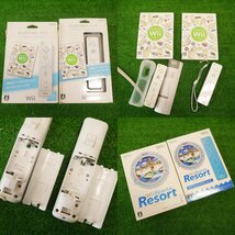 ジャンク品・保管品 任天堂 Nintendo Wii RVL-001 本体3台 白 黒 Wii Fit バランスWiiボード Wii用ゲームソフト 他 まとめて 動作未確認_画像7