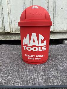 【数量限定品】MAC TOOLS オリジナル トラッシュボックス 35L 限定品 赤 (RED) ガレージに、部屋のインテリアに、コレクションに是非