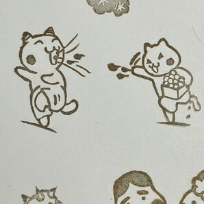 消しゴムはんこ ねこ 豆まき 節分 (ねこのみ)セット